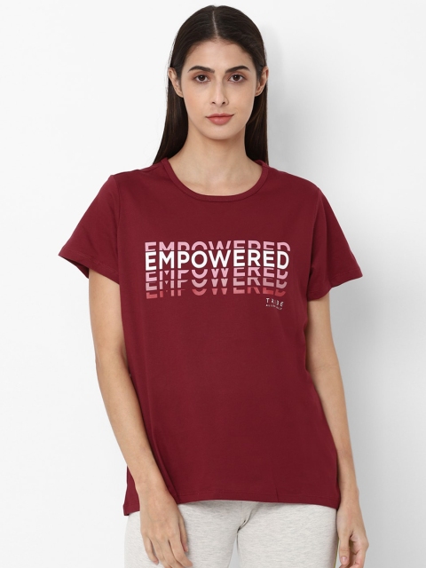 

Allen Solly Woman Red Regular Top
