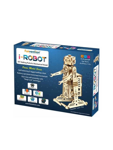 

Funvention Kids Multicolor DIY Walking Robot, Multi