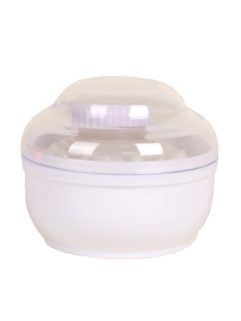 

KICKS & CRAWL White Shine Baby Powder Puff Box