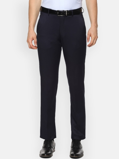 

Louis Philippe Men Navy Blue Formal Trousers