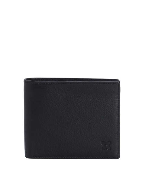 

MERECER MELHOR Men Black Solid Leather Two Fold Wallet