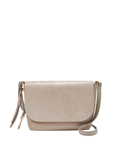 

Fossil Women Beige Messenger Bag