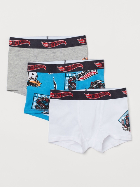 

H&M Boys 3-Pack Boxer Shorts, White