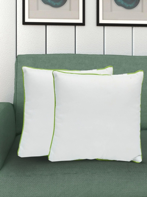 

Home Centre White Set of 2 Square Cushion Covers