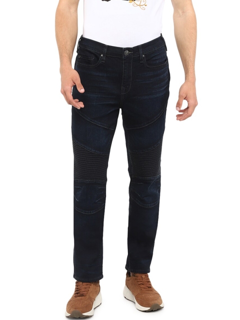 

True Religion Men Blue Washed Straight Fit Jeans