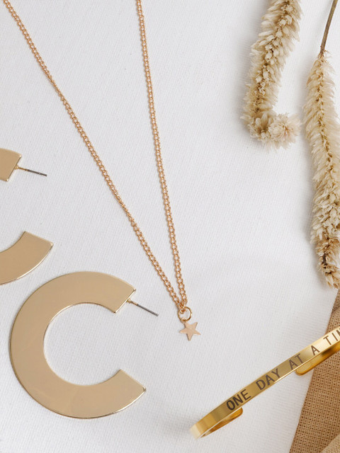 

JOKER & WITCH Gold-Toned Taupe Jewelry Set