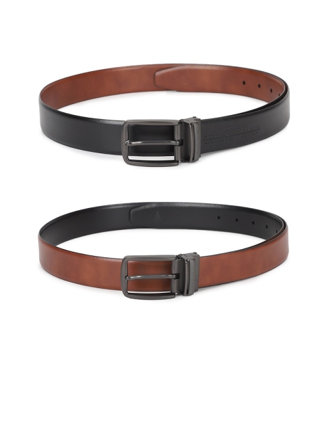 

Van Heusen Men Brown Leather Reversible Formal Belt