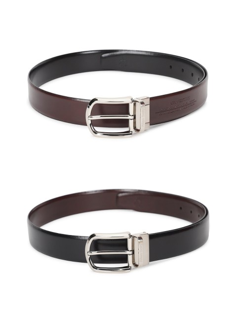 

Allen Solly Men Brown Reversible Formal Belt