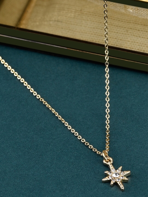 

Accessorize Gold & Silver-Toned Gold-Plated Chain