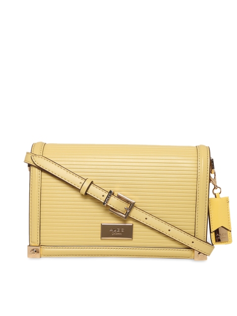 

ALDO Yellow Textured Sling Bag