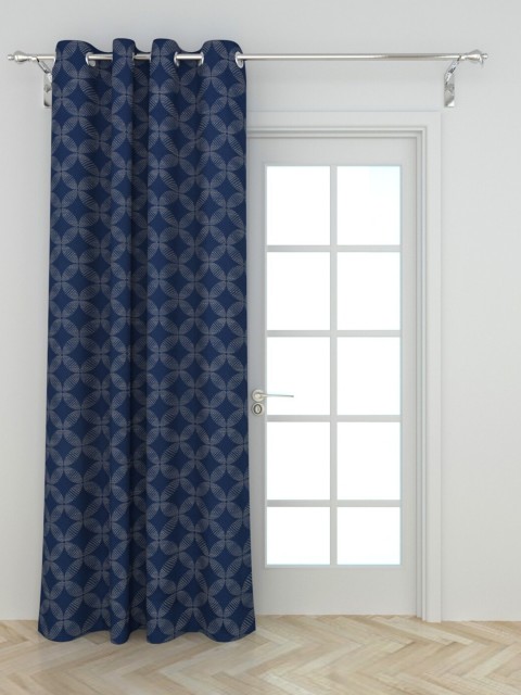 

Home Centre Blue & Grey Door Curtain