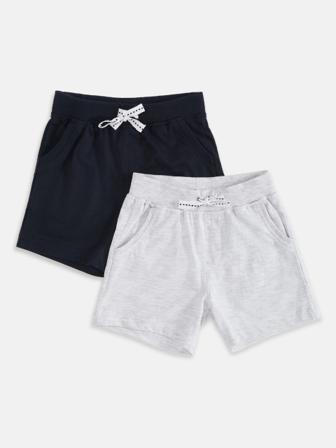 

Pantaloons Baby Boys Navy Blue Mid-Rise Regular Shorts