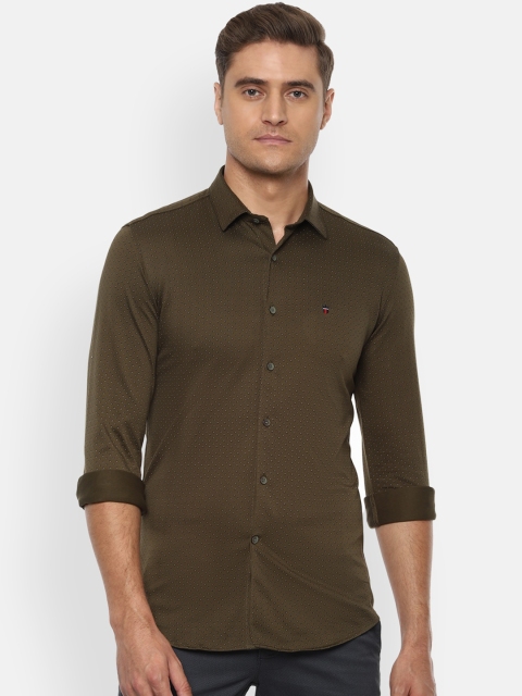 

Louis Philippe Sport Men Olive Slim Fit Casual Shirt