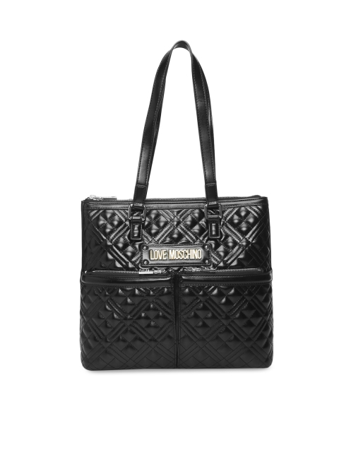 

LOVE MOSCHINO Black Quilted Shoulder Bag