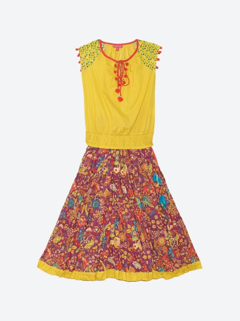 

Biba Girls Yellow & Red Top with Skirt