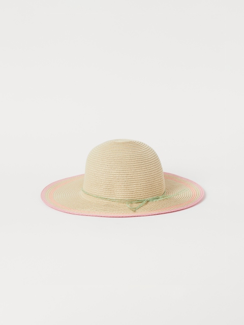

H&M Girls Beige Straw Hat