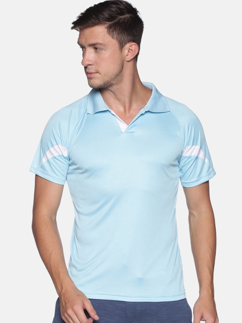 

Campus Sutra Men Sea Green V-Neck T-shirt
