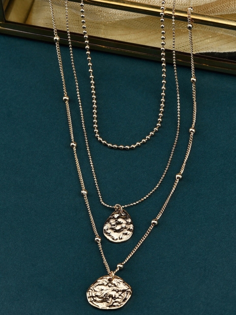 

Accessorize Set of 2 Gold Gold-Plated Layered Necklace