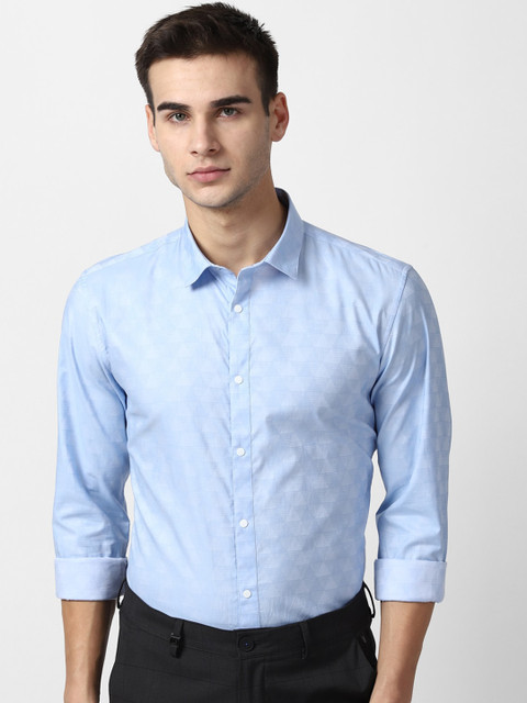 

Louis Philippe Sport Men Blue Slim Fit Formal Shirt