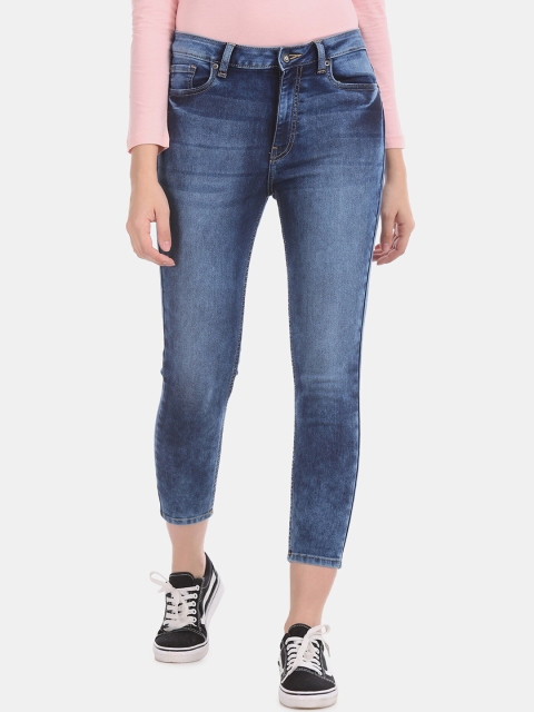 

Aeropostale Women Blue Slim Fit Heavy Fade Jeans