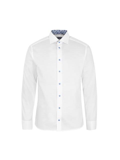 

Eton Men White Solid Casual Shirt