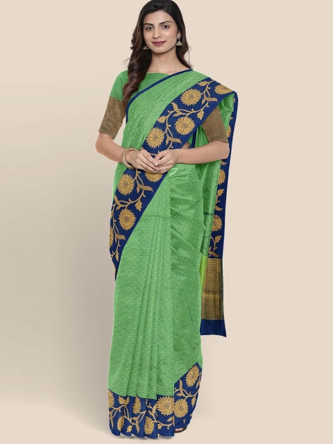 

Kalamandir Women Green Woven Design Saree