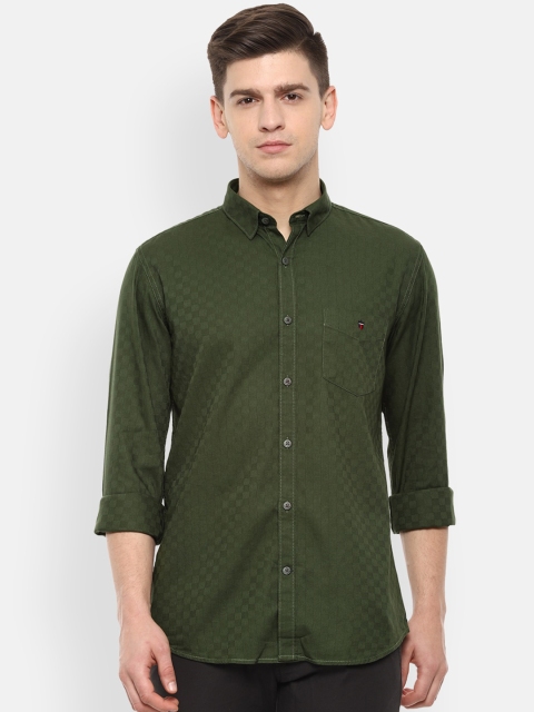 

Louis Philippe Sport Men Olive Slim Fit Casual Shirt