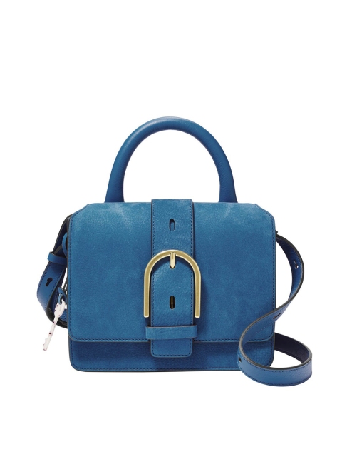 

Fossil Women Blue Messenger Bag