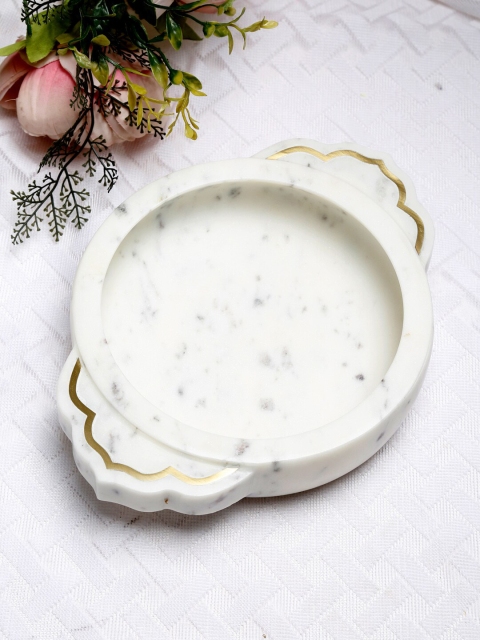 

Fabindia White Taranya Marble Uruli
