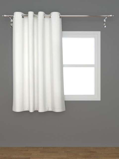 

Home Centre White Black Out Window Curtain
