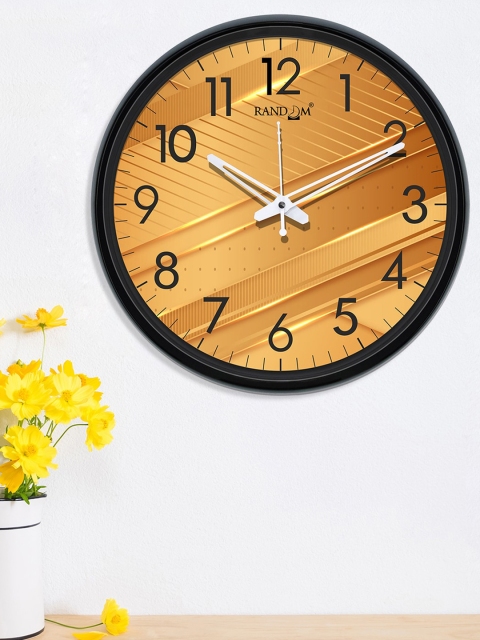 

RANDOM Gold Printed Contemporary Wall Clock