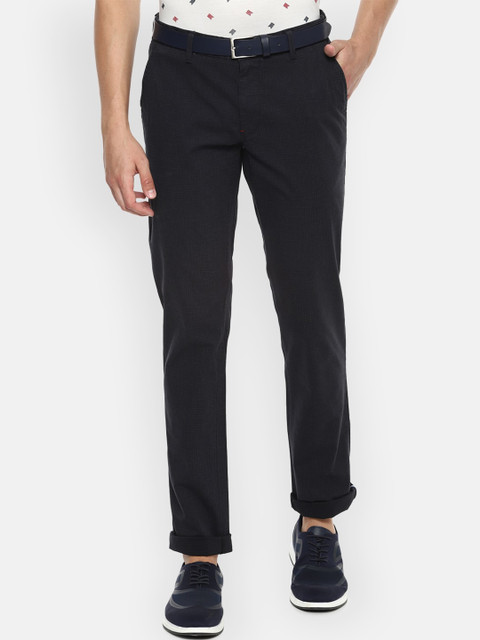 

Louis Philippe Sport Men Black Regular Trousers