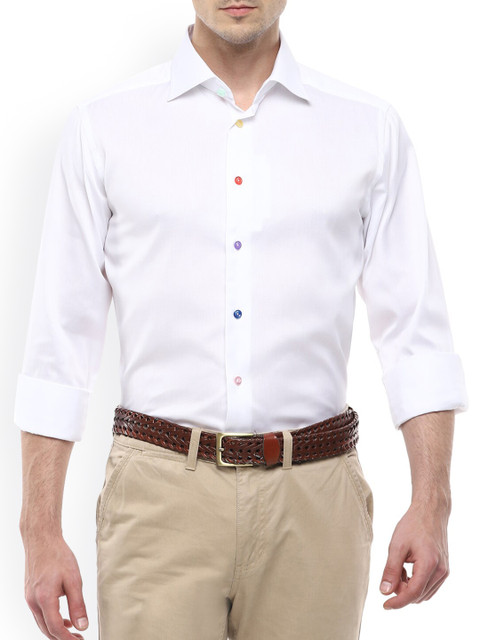 

Eton Men White Casual Shirt