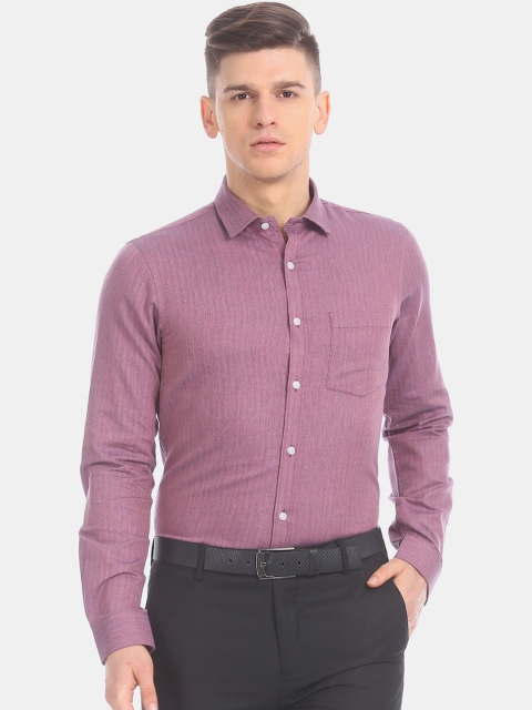 

Excalibur Men Pink Slim Fit Formal Shirt