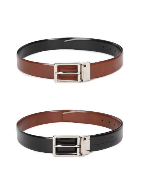 

Allen Solly Men Brown PU Reversible Formal Belt