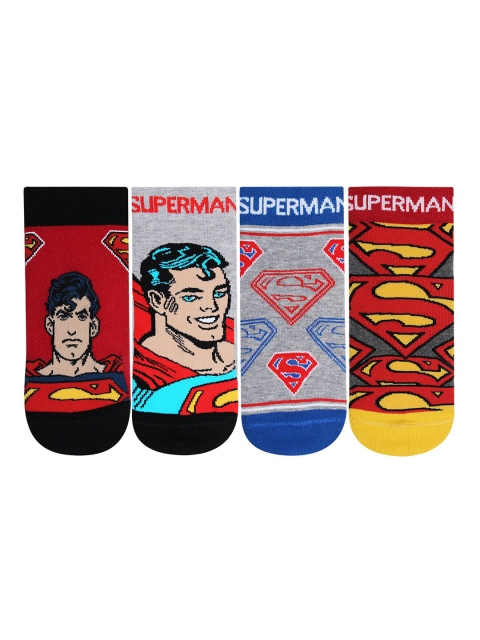 

Bonjour Boys Pack Of 4 Assorted Ankle-Length Socks