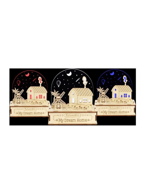 

Funvention Kids Black & Beige DIY 3D Holographic Lamp