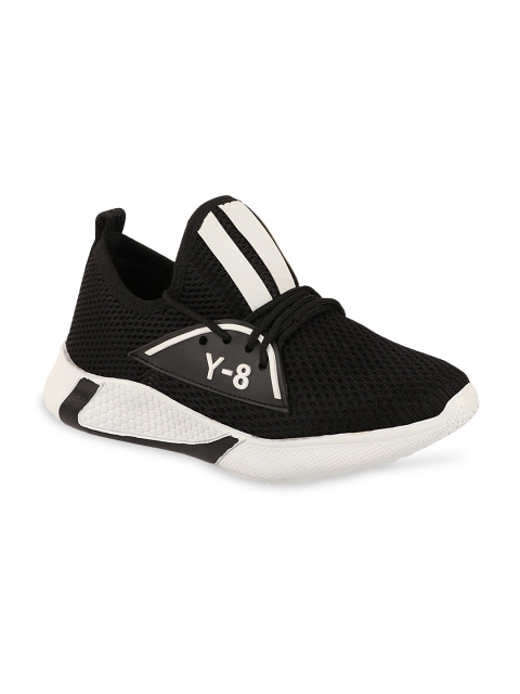 

Shoetopia Boys Black Mesh Walking Non-Marking Shoes