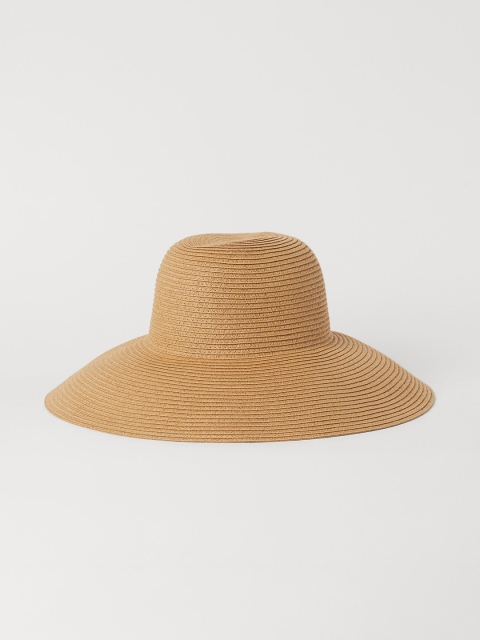 H&M Women Beige Straw Hat