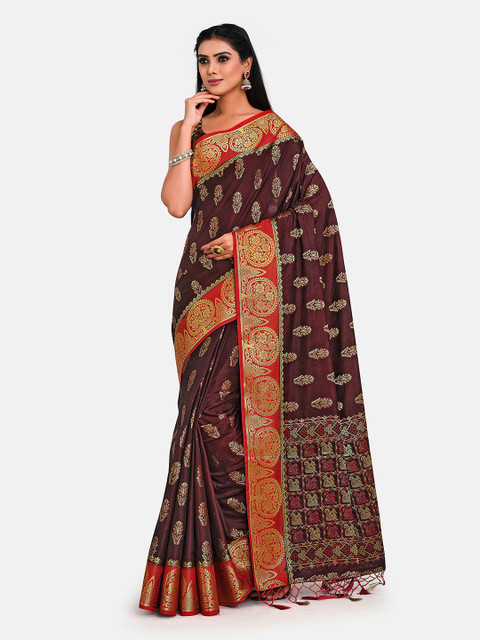 

MIMOSA Women Burgundy Woven Design