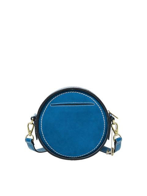 

Fossil Women Blue Palmer Leather Crossbody Bag