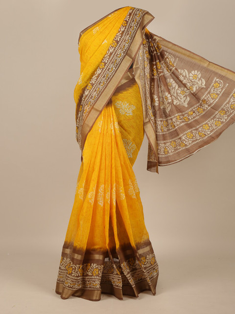 

Pothys Women Yellow