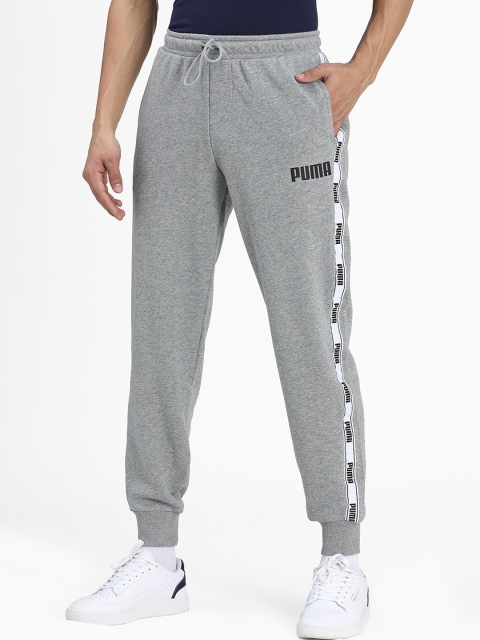 

Puma Men grey Printed Tape French Terry Joggers