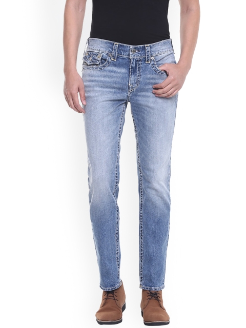 

True Religion Men Blue Slim Fit Heavy Fade Jeans