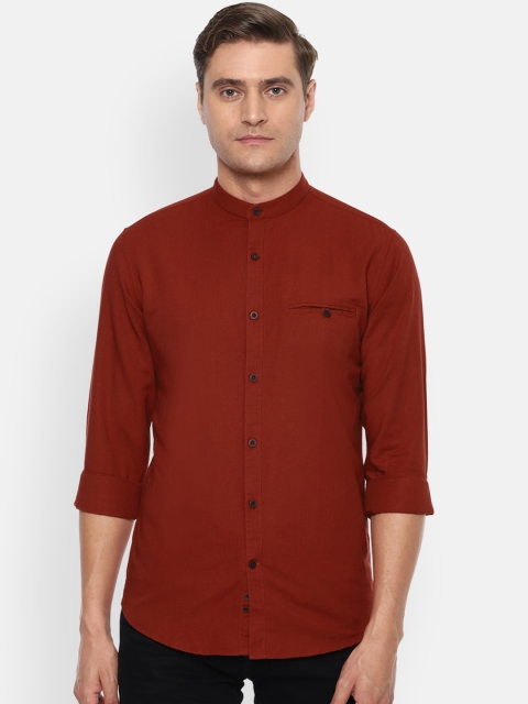 

Louis Philippe Sport Men Maroon Slim Fit Casual Shirt