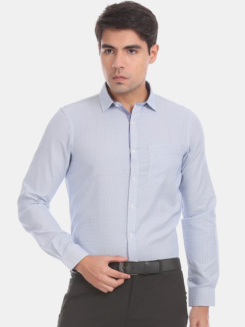 

Excalibur Men Multi Slim Fit Checked Casual Shirt