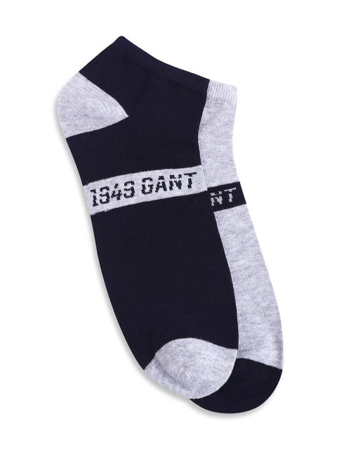 

GANT Men Pack Of 2 Cotton Ankle-Length Socks, Grey
