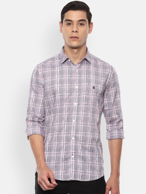 

Louis Philippe Sport Men White Slim Fit Checked Casual Shirt