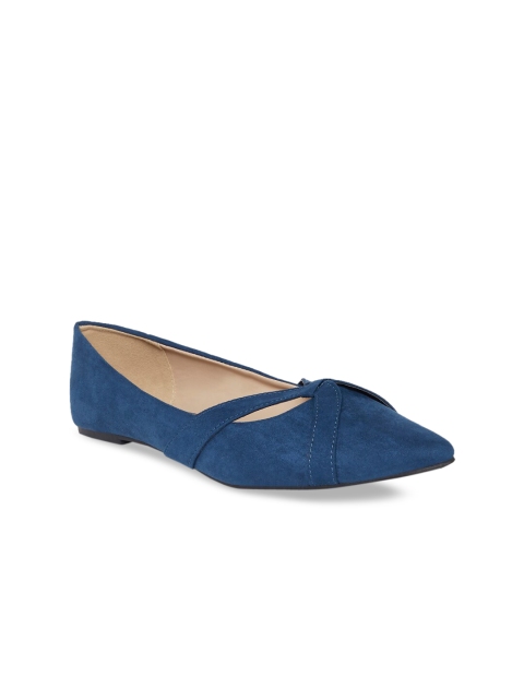 Forever Glam by Pantaloons Women Blue Ballerinas Flats