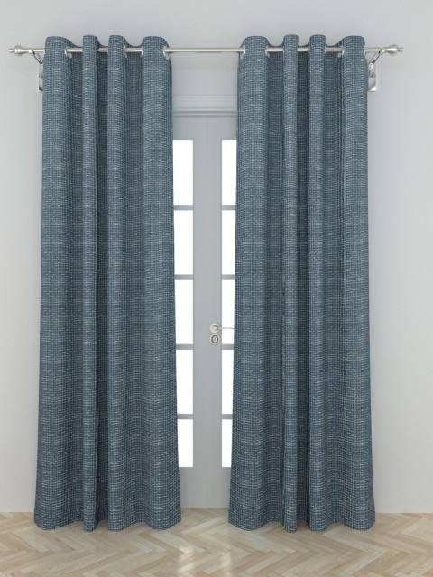 

Home Centre Blue Set of 2 Geometric Door Curtain